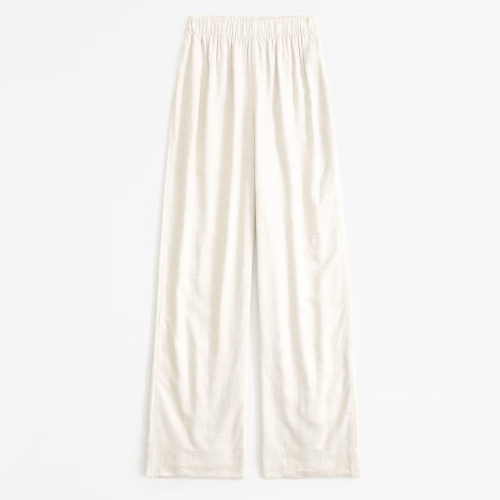 Abercrombie Linen Pull On Pants